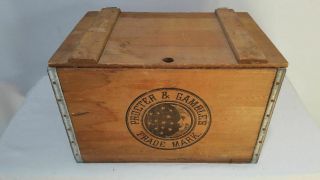 Ivory Soap Large Wood Crate Advertising Old Wooden Box Proctor & Gamble Vintage