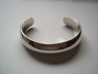 Silpada Sterling Silver Polished Domed Cuff Bracelet - Vintage Rare Htf B0743