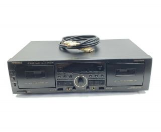 Teac W - 860r Vintage Dual Deck Cassette Player,  6ft Audio Cable (cond)