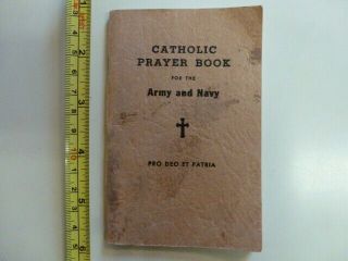 Wwii Catholic Prayer Book For Army And Navy