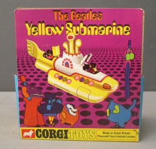 Corgi 803 BEATLES Diecast Toy Model Yellow Submarine - RARE MT/Box 7