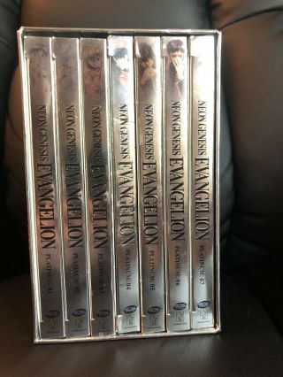 Neon Genesis Evangelion - Platinum 7 - Disc DVD Set With NERV Decal RARE 4