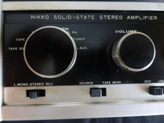 NIKKO TRM 40LA Vintage Solid State Stereo Integrated Amplifier 6