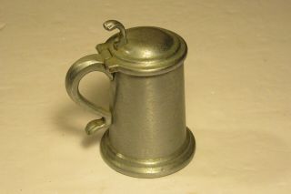 Dunhill Vintage Tankard Stein Bumper Table Lighter C1949 Rare In Matted Chrome
