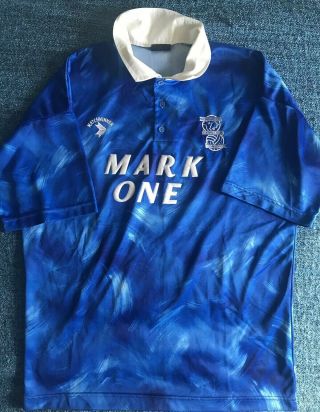 Birmingham City 1990/91 Match Winner Mark One Vintage Shirt Size L