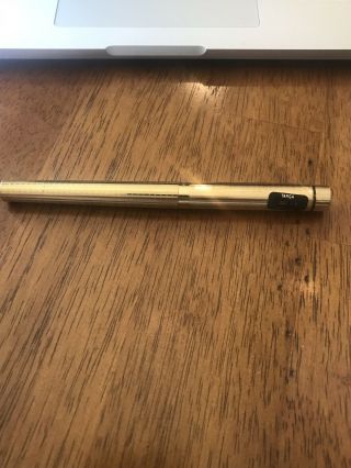 Vintage Sheaffer Targa 1007 Chequered Gold Plated Fountain Pen,  Gt,  1976 " Nr "