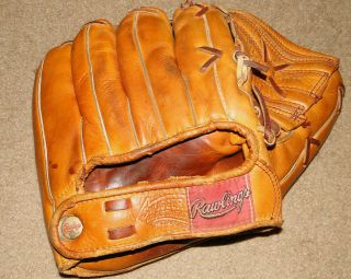 Vintage Rawlings Leather Baseball Glove Duke Snider " The Duke " Glove