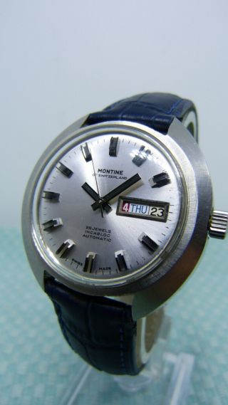 Vintage Montine Of Switzerland Automatic Swiss Made Watch