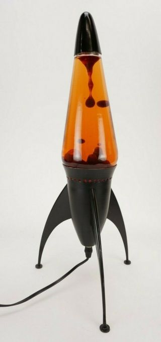 Vintage Retro Rocket Spaceship Lava Lamp