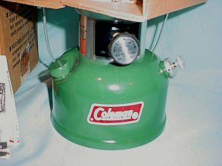 Vintage Coleman Lantern Unfired 220K195 220 Double Mantle Camping 4