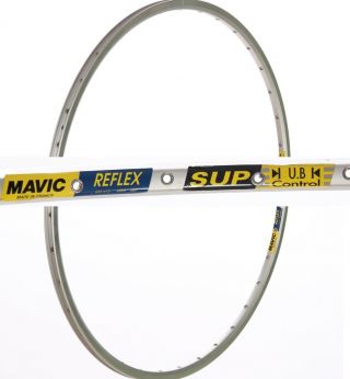 Nos Mavic Reflex Sup Vintage 90s Clincher Rim - Silver - 28 " 700c 36h - 90s