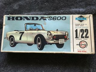 Vintage Kogure Honda S600 Wind Up Model Kit.  Unbuilt