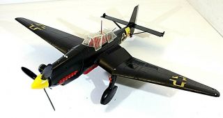 Cox Thimble - Drome 0.  49 Junkers Ju 87d Stuka Gas Vtg,  Plastic,  Usa,  Testor,  Wen - Mac