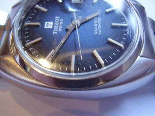 Vintage Tissot Seastar mens automatic wristwatch. 4