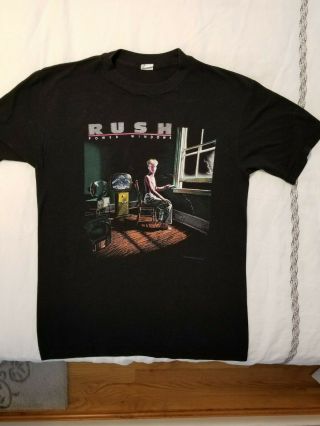 Vintage Rush Power Windows 85/86 Concert T - Shirt - Large