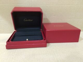 Cartier Vintage Jewelry Large Earring Box In.