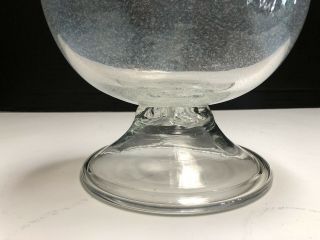 VTG Venetian Murano Italian Art Glass Vase Pulegoso Opalescent Pilgrim Flask 7