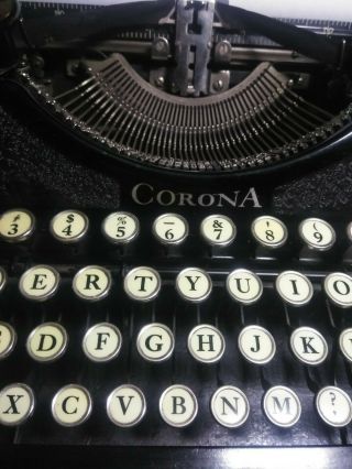 1919 Vintage corona typewriter 3