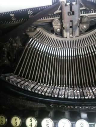 1919 Vintage corona typewriter 4