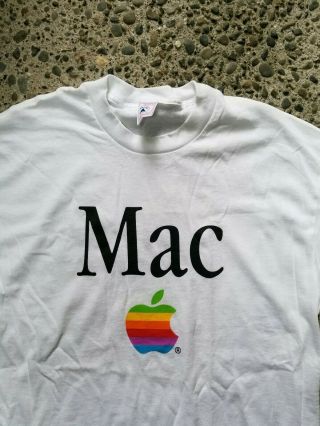 Vintage 1998 Apple Mac Steve Jobs Macintosh T - Shirt Size Large