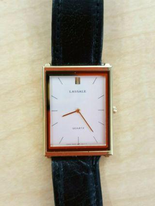 Vintage Lassale Seiko Ultra - Thin Watch 8420 - 7439