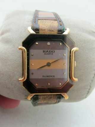 Vintage Rado Florence Saphire Women Swiss Watch Battery