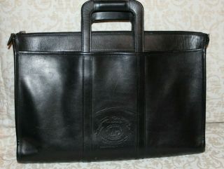 Ghurka Expediter No 34 Attache Case - Vintage Marley Hodgson Black Leather