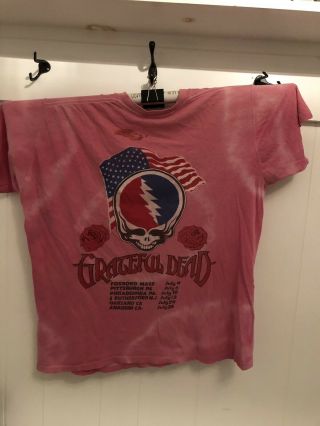 Vintage Grateful Dead,  Bob Dylan Concert T Shirt 1987