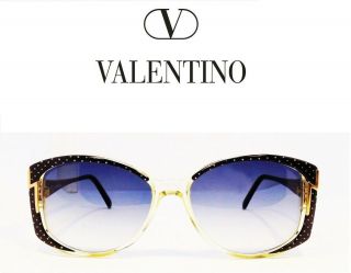 Old Stock Rare Vintage 70s 80s Valentino Sunglasses With Case
