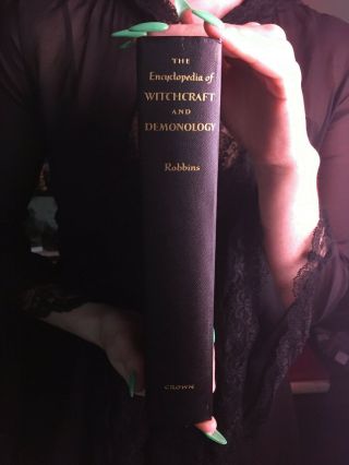 Vintage Encyclopedia Of Witchcraft And Demonology - Occult,  Curiosity,  Oddity