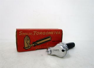 Vintage Snap On Torqometer Bolt And Nut Screw Tension Measurement Tool Iob