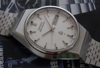 Rare Vintage Seiko King Quartz Dial Model 0853 - 8025 Japan Made Watch
