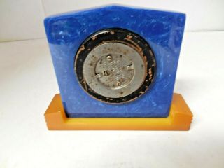 SKY BLUE Vintage Deco Taylor Baroguide Barometer set in Catalin Bakelite CASE 3