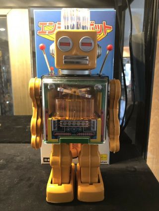Rare Metal House Piston Robot