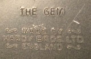 Rare Vintage Hardy Bros Ltd England 3 3/16” “the Gem” Fly Fishing Reel.