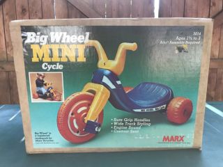 Vtg Marx Big Wheel Mini Cycle 5014 1979 Toy