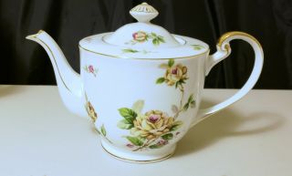 Vintage Lynmore Golden Rose Teapot