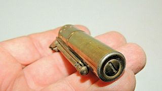 Vintage 1930 IMCO 2200 Brass Pocket Lighter Made In Austria Top Striker 3