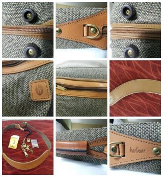 Vintage Hartmann Luggage Tweed Garment Bag