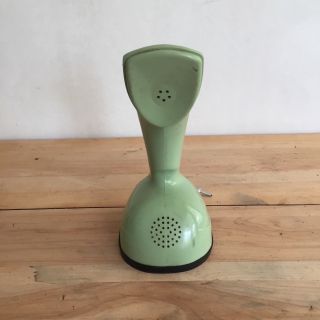 Vintage Crystal Green Ericofon Rotary Dial Telephone Ericsson Sweden - Usa