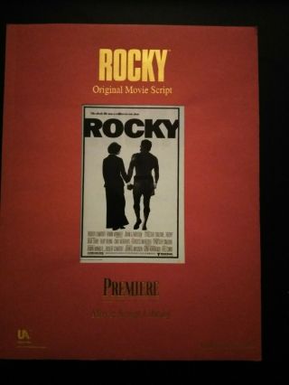 Rare Rocky Movie Script From United Artists Movie Script Library