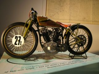 Rare 1927 8 - Valve Harley Davidson Racer Limited Edition