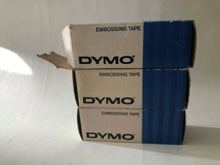 Vintage Dymo - Mite Tape Writer Model M - 22 Embossing Label Maker with extra tape 2