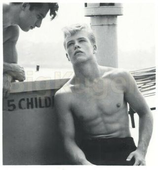 1960s Vintage Les Demi Dieux Shirtless Brooklyn Youth Handsome Stef & Richard