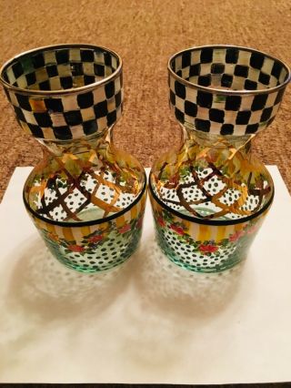 Vintage Mackenzie Childs 1983 Mini Vases