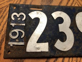 RARE 1913 ALL - Wisconsin License Plate Vintage 23900 5