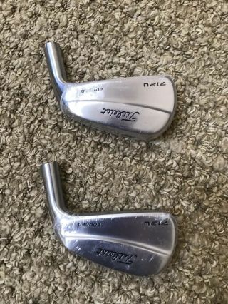 Tour Issue Titleist 712u Rare 3 And 4 Iron Heads Only 2