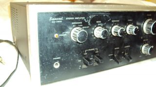 Vintage Sansui AU - 7500 Stereo Integrated Amplifier 2 channel powers up 2