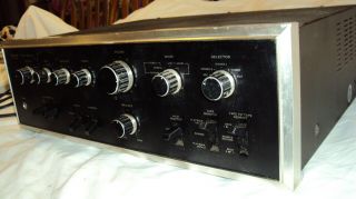 Vintage Sansui AU - 7500 Stereo Integrated Amplifier 2 channel powers up 3