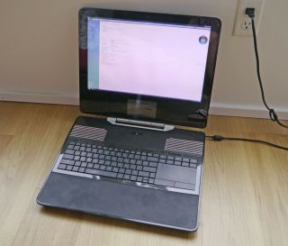 Rare Hp Voodoo Firefly Gaming Laptop Prototype 17 ,  Core 2 Extreme @2.  4ghz